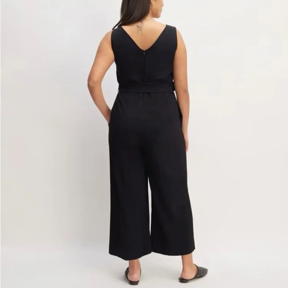 Everlane The Ultimate Jumpsuit in black Size 12 NWOT